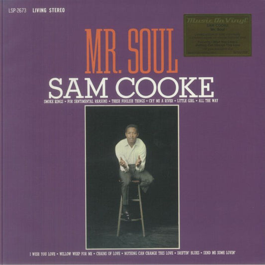 Mr Soul - Limited Numbered Orange Vinyl LP vinyl record cover