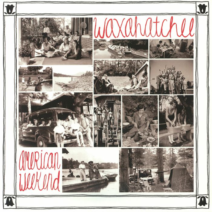 American Weekend - Red & White Swirl Vinyl LP vinyl record cover