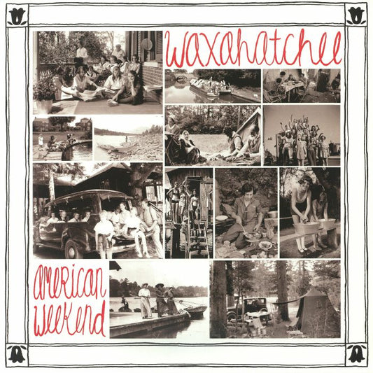 American Weekend - Red & White Swirl Vinyl LP vinyl record cover