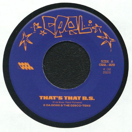 That's That BS - Vinyl Single vinyl record cover