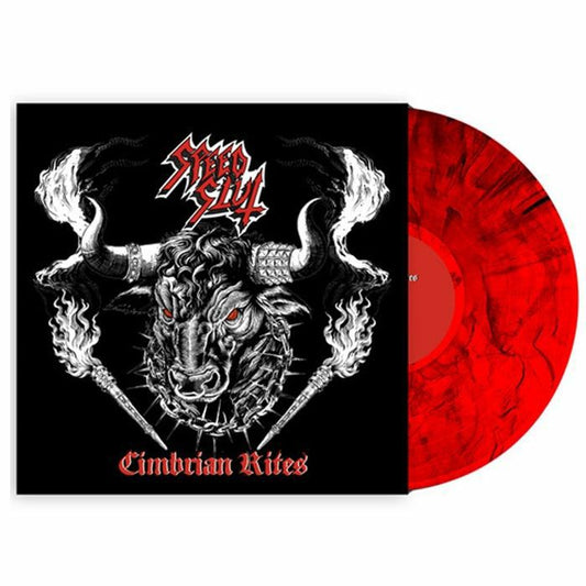 Cimbrian Rites - Limited Edition Red Marbled Vinyl LP vinyl record cover