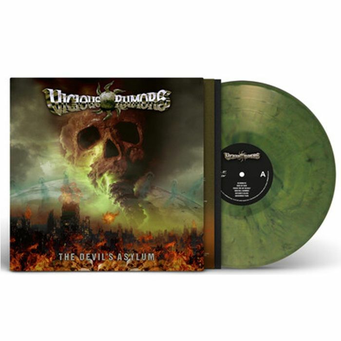 The Devil's Asylum - Reissue Black Green & Yellow Marbled Vinyl LP vinyl record cover