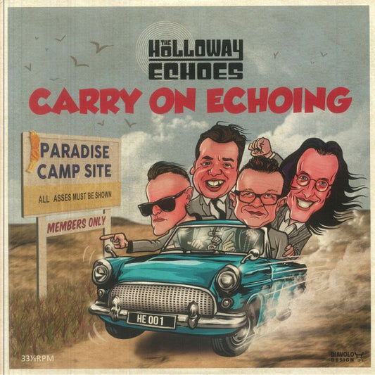 Carry On Echoing - 10 Inch Vinyl LP vinyl record cover