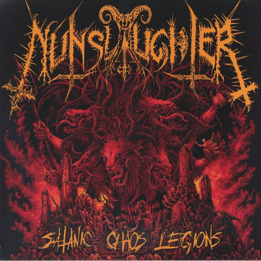 Satanic Chaos Legions - Orange Vinyl LP vinyl record cover