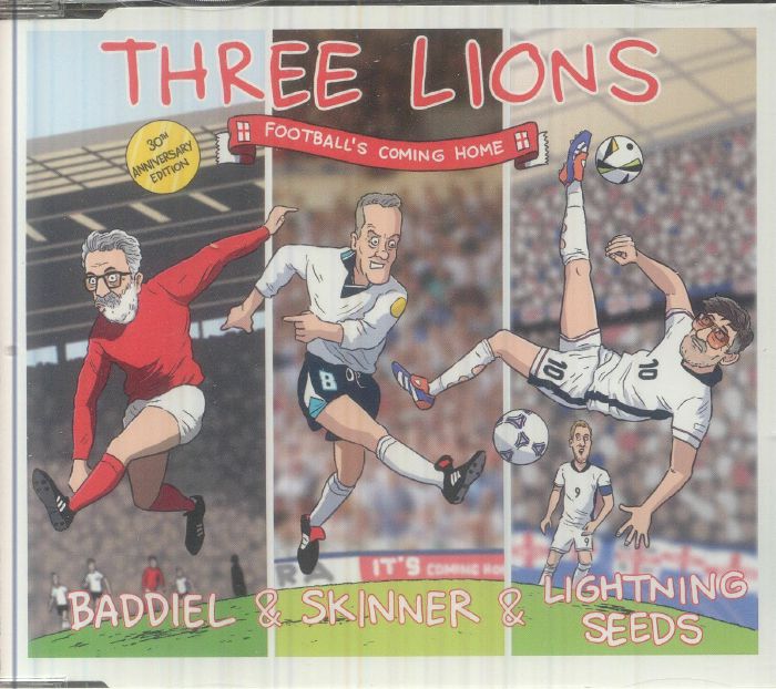 Three Lions: Football's Coming Home (30th Anniversary Edition) - CD Single CD cover