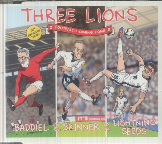 Three Lions: Football's Coming Home (30th Anniversary Edition) - CD Single CD cover