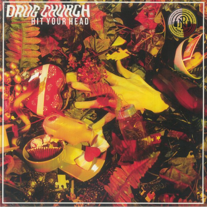 Hit Your Head - Limited Edition Pink Yellow & Red Vinyl LP vinyl record cover