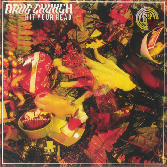 Hit Your Head - Limited Edition Pink Yellow & Red Vinyl LP vinyl record cover