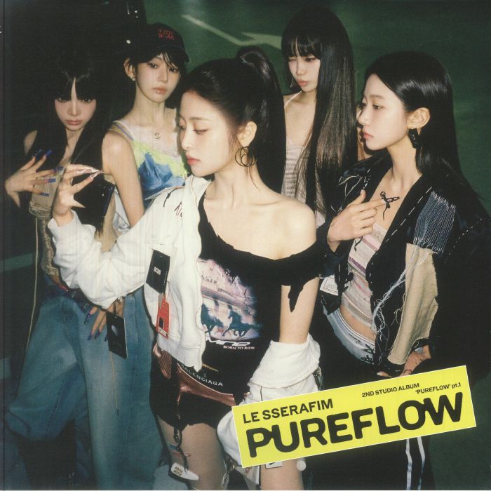 Pureflow Part 1 - Limited Edition Yellow Glitter Vinyl LP vinyl record cover
