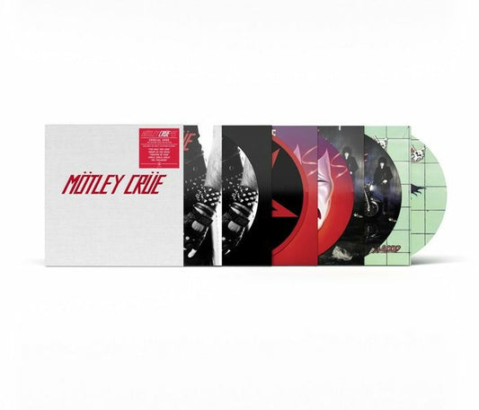 Crucial Crue (45th Anniversary Edition) - Limited Edition Picture Disc 5xLP Box Set vinyl record cover