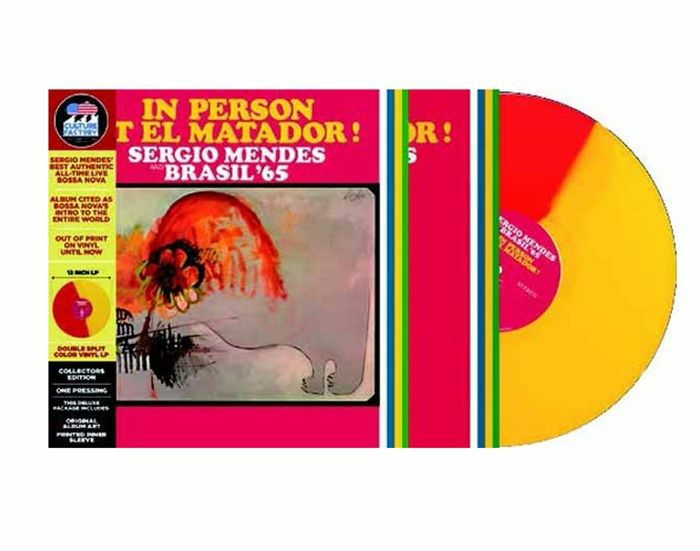 In Person At El Matador - Red & Yellow Split Vinyl LP vinyl record cover