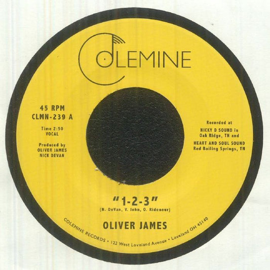 1 2 3 - 7" Vinyl vinyl record cover