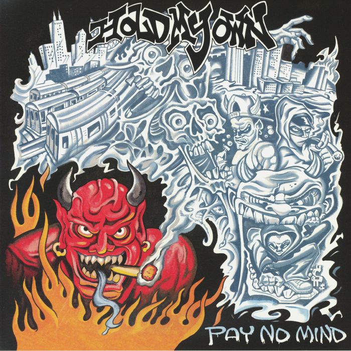 Pay No Mind - Clear Orange & Black Splattered Vinyl LP vinyl record cover