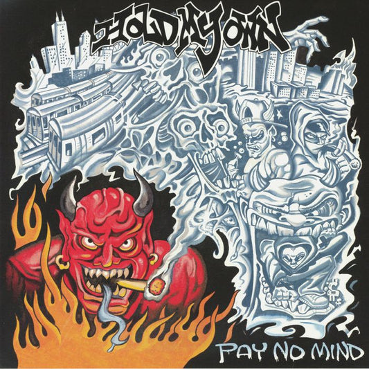 Pay No Mind - Clear Orange & Black Splattered Vinyl LP vinyl record cover