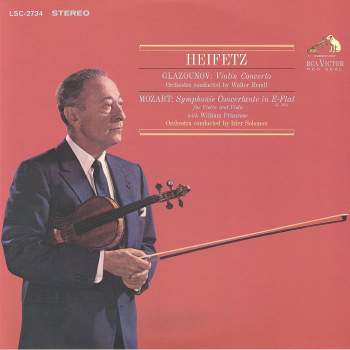 Violin Concerto / Symphonie Concertante In E-Flat - 2xLP vinyl record cover