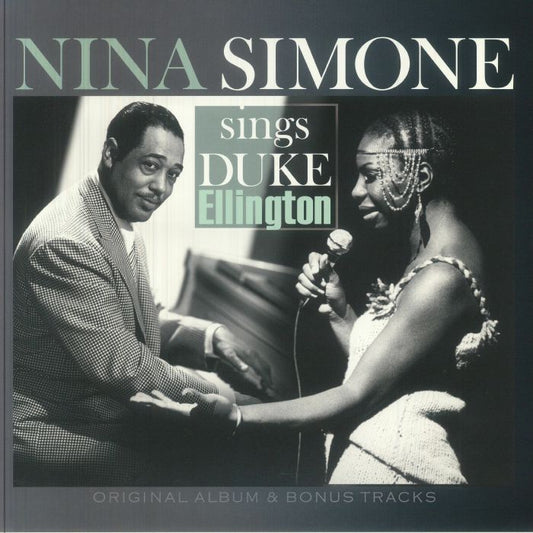 Nina Simone Sings Duke Ellington - Remastered Clear White Smoked Vinyl LP vinyl record cover