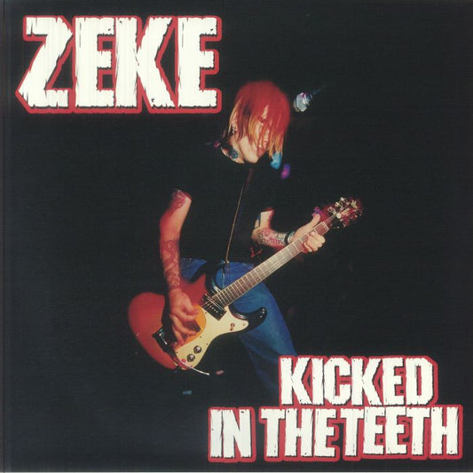 Kicked In The Teeth - Limited Edition Clear & Turquoise Vinyl LP vinyl record cover
