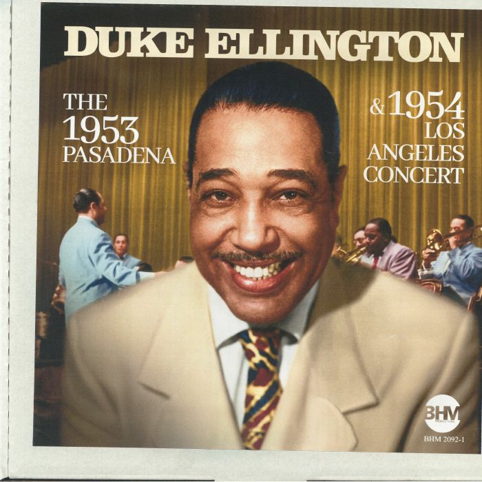 The 1953 Pasadena & 1954 Los Angeles Concert - 2xLP Box Set vinyl record cover