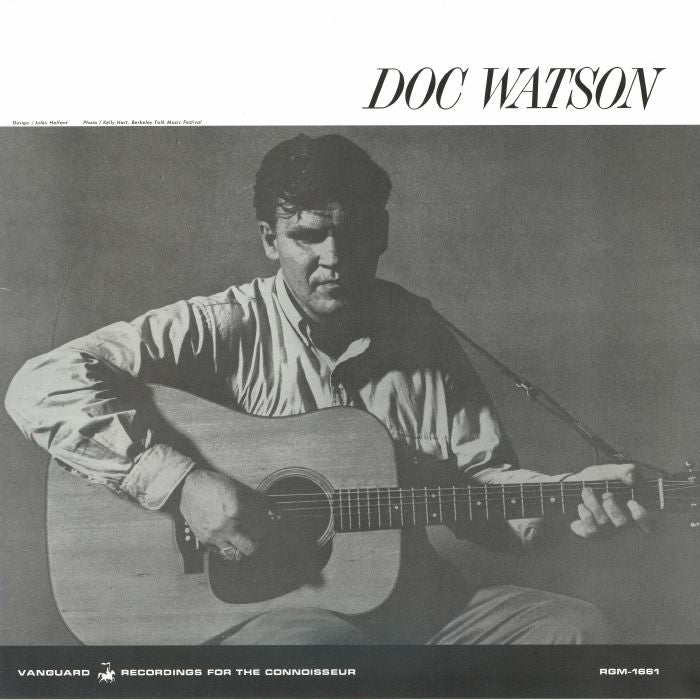 Doc Watson - Deep River Blue Vinyl LP vinyl record cover