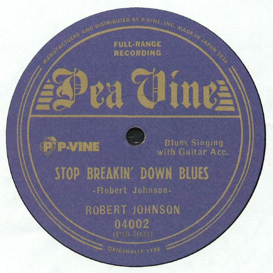 Stop Breakin' Down Blues - Vinyl Single vinyl record cover