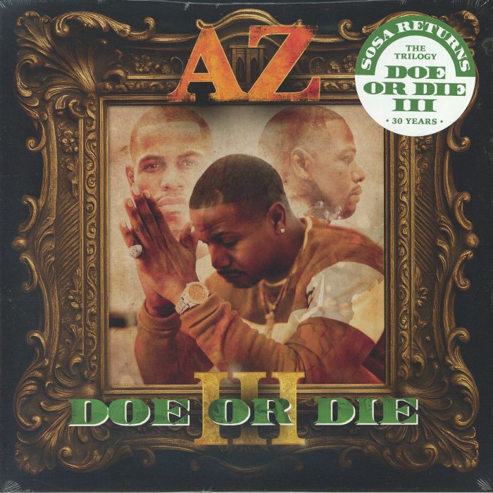 Doe Or Die III - Amber & Green Marbled Vinyl LP vinyl record cover