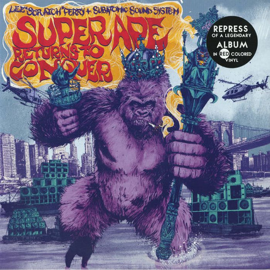 Super Ape Returns To Conquer - Red Vinyl LP vinyl record cover