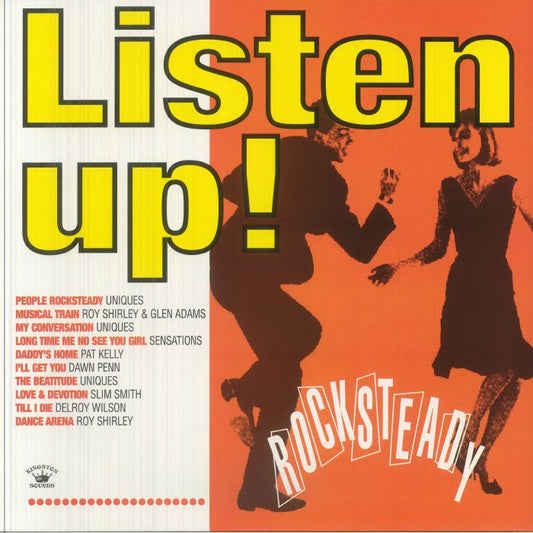 Listen Up! Rocksteady - Limited Clear Yellow Vinyl LP vinyl record cover