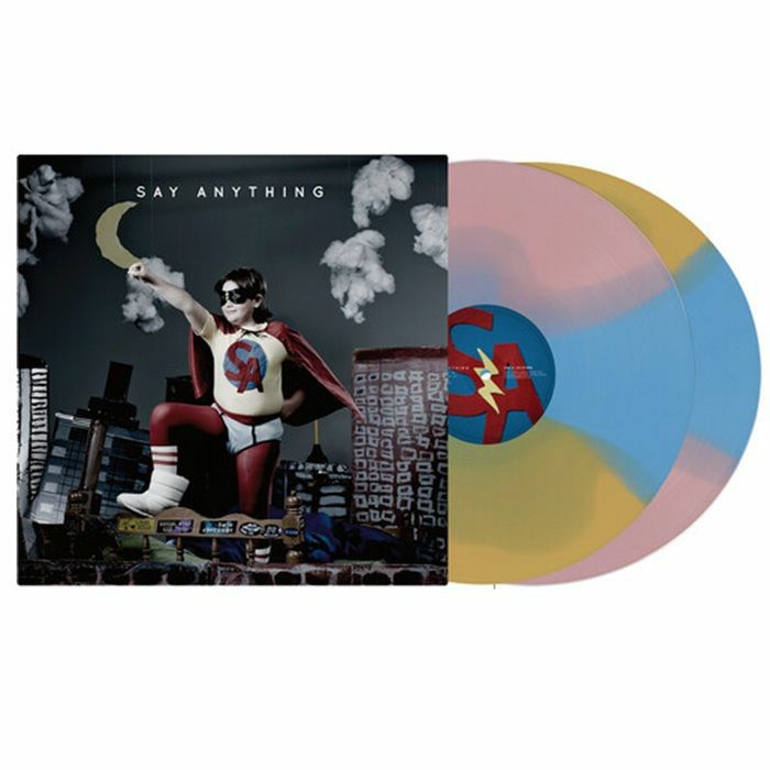 Say Anything - Pink Blue & Yellow Vinyl 2xLP vinyl record cover