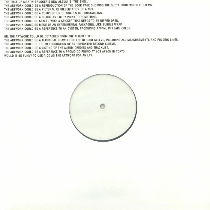 The Shell - 180 Gram Vinyl LP vinyl record cover