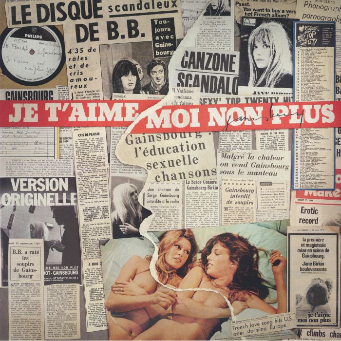 Je T'aime Moi Non Plus - 60th Anniversary Vinyl Single vinyl record cover