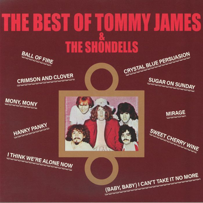 The Best Of Tommy James & The Shondells - Gold Vinyl LP vinyl record cover