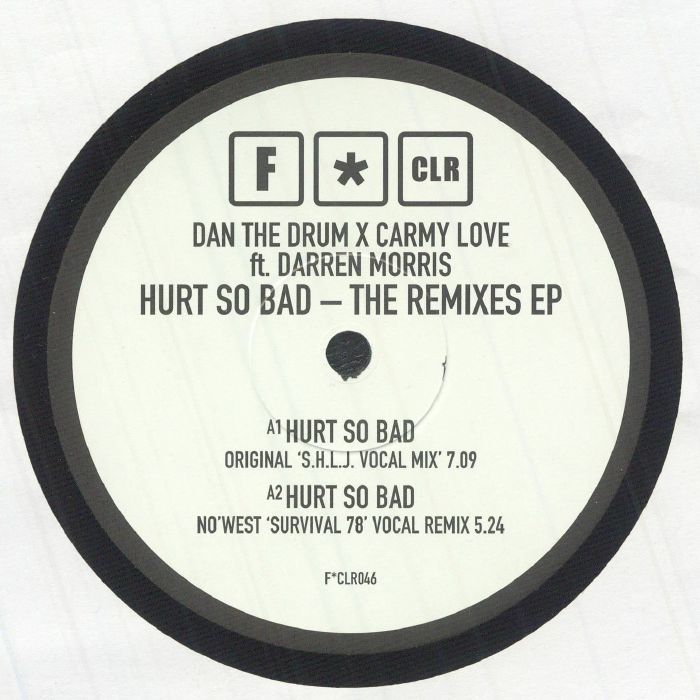 Hurt So Bad: The Remixes EP - Vinyl EP vinyl record cover