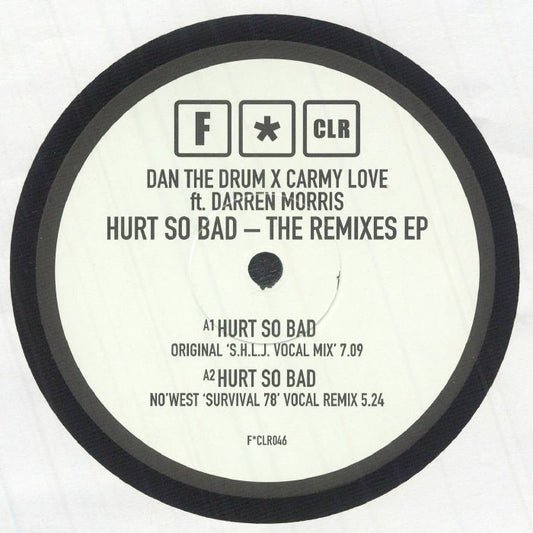 Hurt So Bad: The Remixes EP - Vinyl EP vinyl record cover