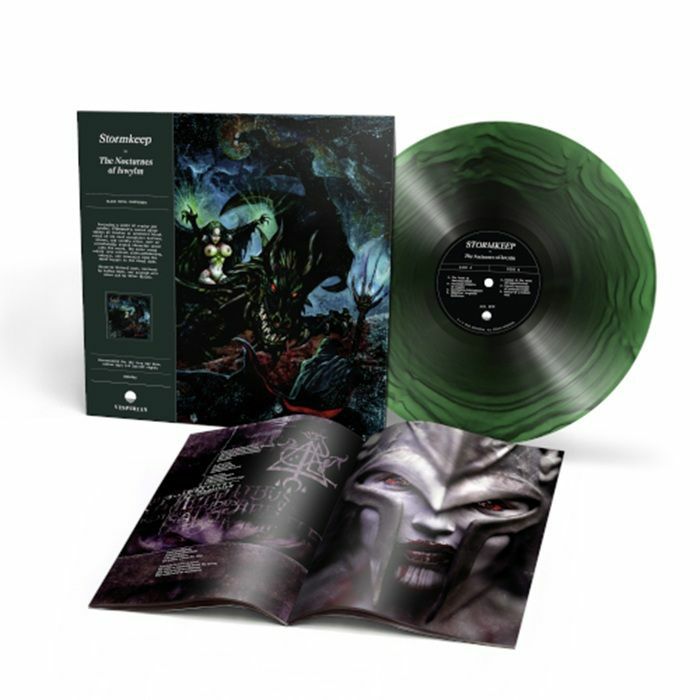 The Nocturnes Of Iswylm - Green & Black Ripple Vinyl LP vinyl record cover