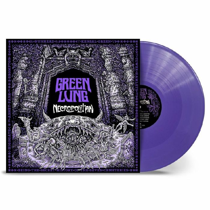 Necropolitan - Limited Edition Purple Vinyl LP vinyl record cover