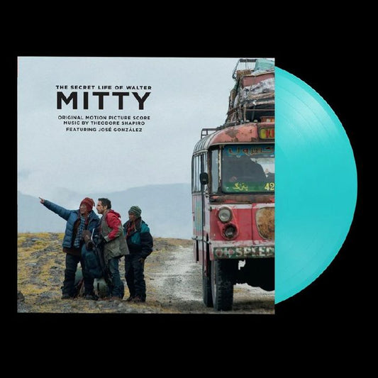 The Secret Life Of Walter Mitty (Soundtrack) - Limited Edition Turquoise Vinyl LP vinyl record cover