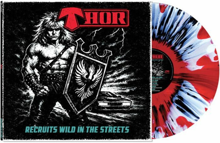 Recruits Wild In The Streets - Remastered Splatter Vinyl LP vinyl record cover