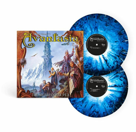 The Metal Opera Pt II - 25th Anniversary Edition Blue & Black Swirl Vinyl 2xLP vinyl record cover