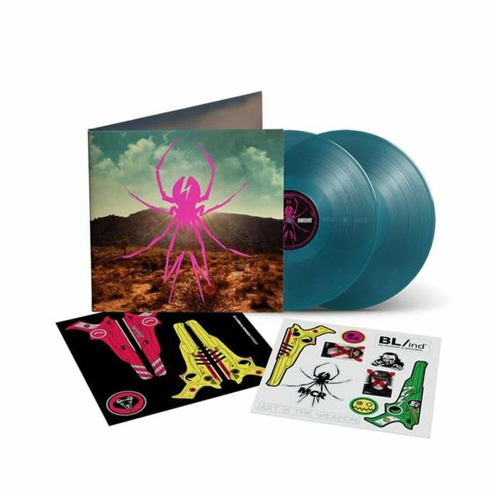 Danger Days: The True Lives Of The Fabulous Killjoys - Deluxe Sea Blue Vinyl 2xLP vinyl record cover