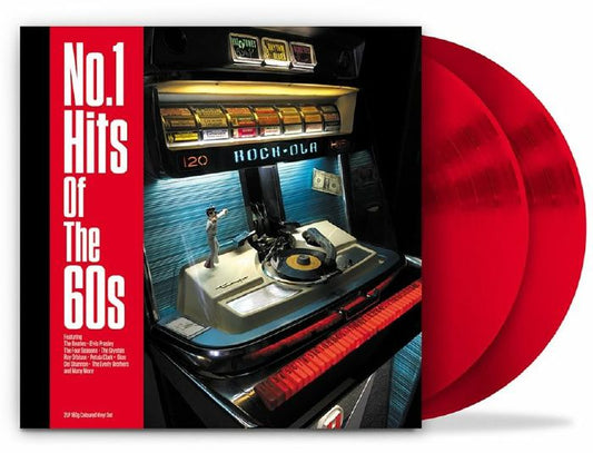 No 1 Hits Of The 60s - Translucent Red Vinyl 2xLP vinyl record cover
