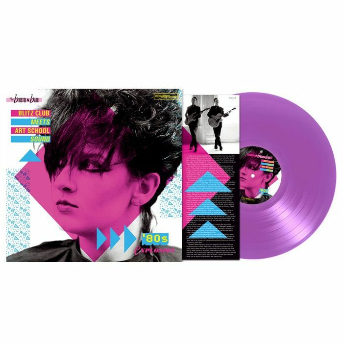 The Bristol & Bath Blitz Club Meets Art School Sound: 80's Explosion - Limited Edition Violet Vinyl LP vinyl record cover