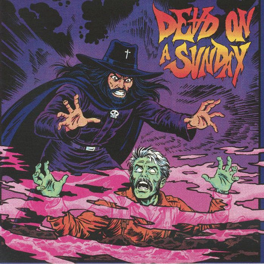 The Necro Dance - Pink & Purple Split Vinyl Single vinyl record cover