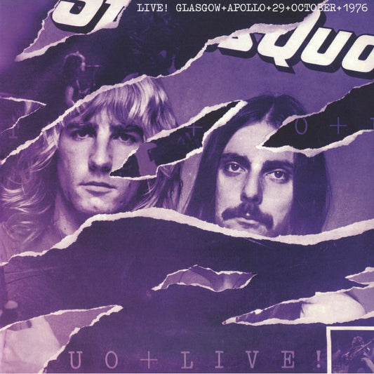 Live In Glasgow 29th October 1976 - Nightshade Purple 2xLP vinyl record cover