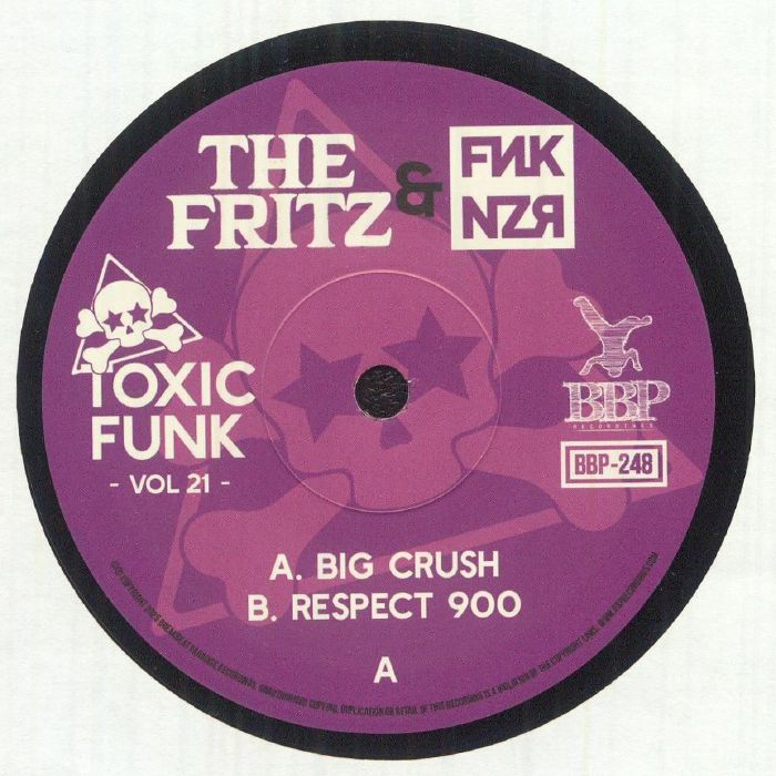 Toxic Funk Vol 21 - Vinyl Single vinyl record cover