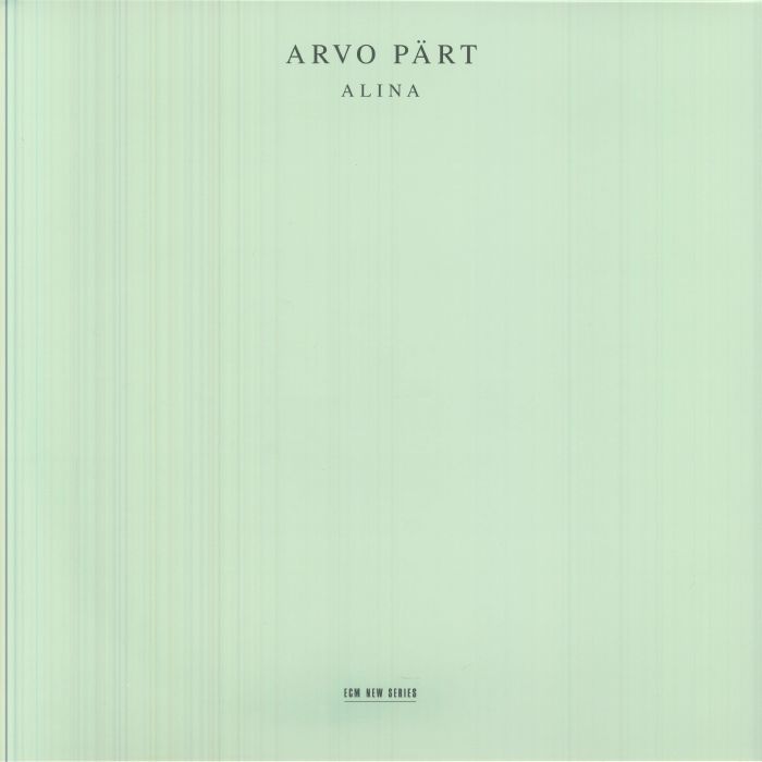 Arvo Part: Alina - Vinyl LP vinyl record cover