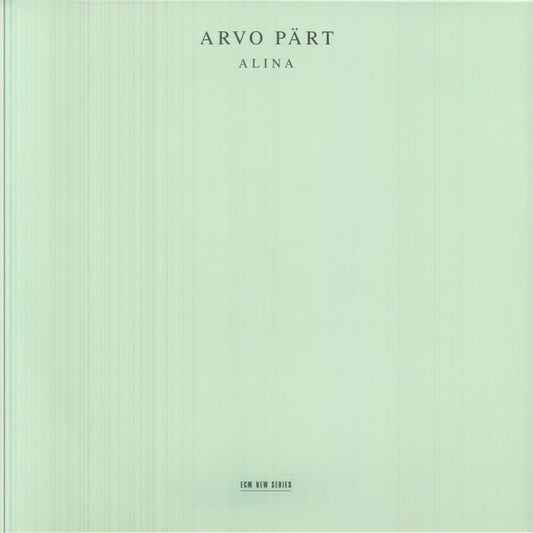 Arvo Part: Alina - Vinyl LP vinyl record cover