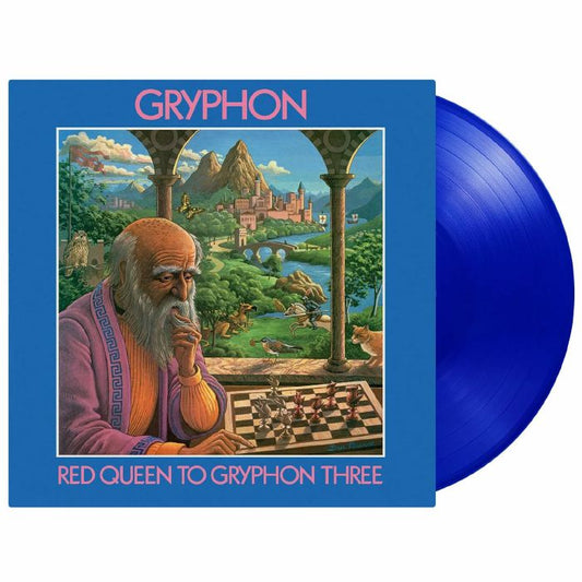 Red Queen To Gryphon Three - Limited Edition Blue Vinyl LP vinyl record cover