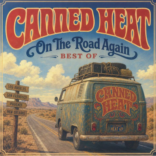 On The Road Again: Best Of Canned Heat - Vinyl LP vinyl record cover