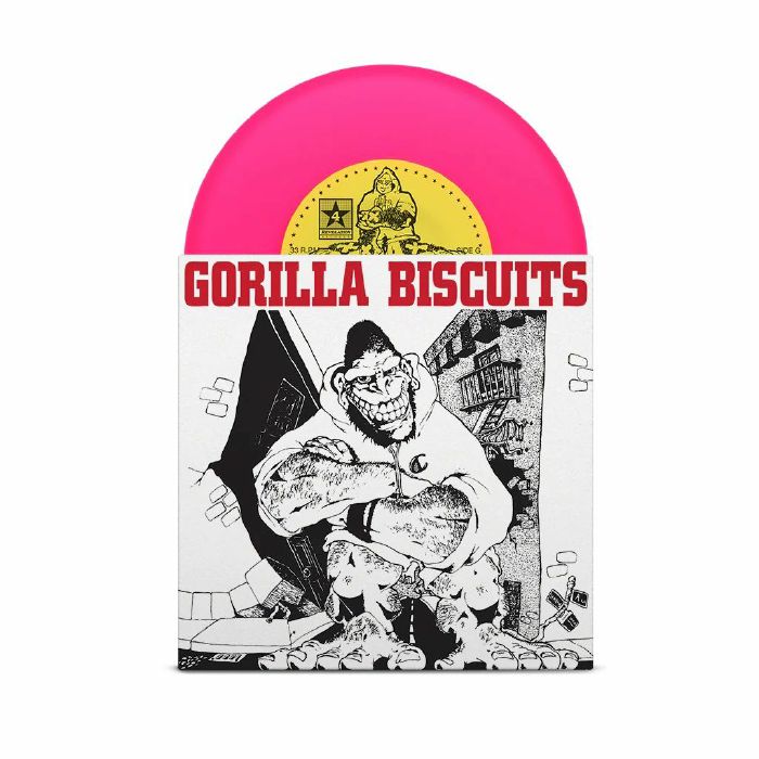Gorilla Biscuits - Limited Edition Neon Pink Vinyl 7 Inch vinyl record cover
