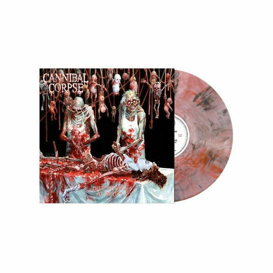 Butchered At Birth - 35th Anniversary Red & Black Smoke Vinyl LP vinyl record cover
